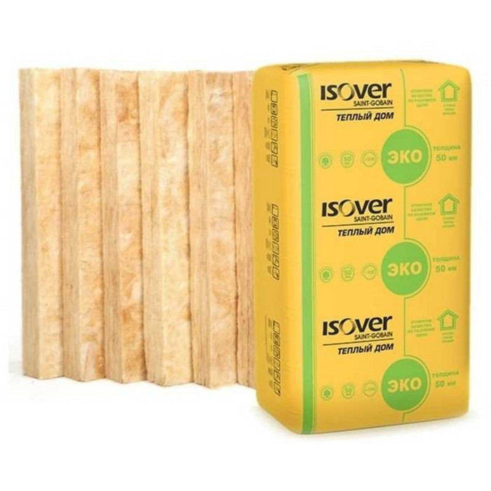 Утеплитель Isover Изовер Тёплый Дом Плита 50х610х1170 в Большой Ижоре